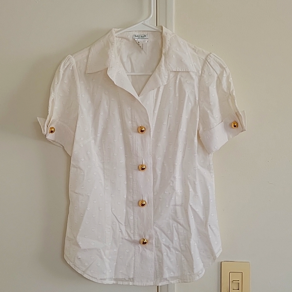 Polka dot blouse